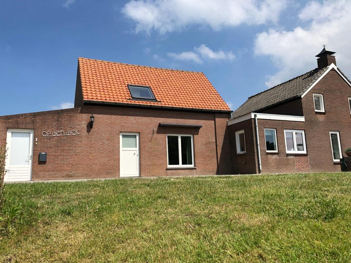 Huisje Op Den Diek Sint Kruis Kültér fotó